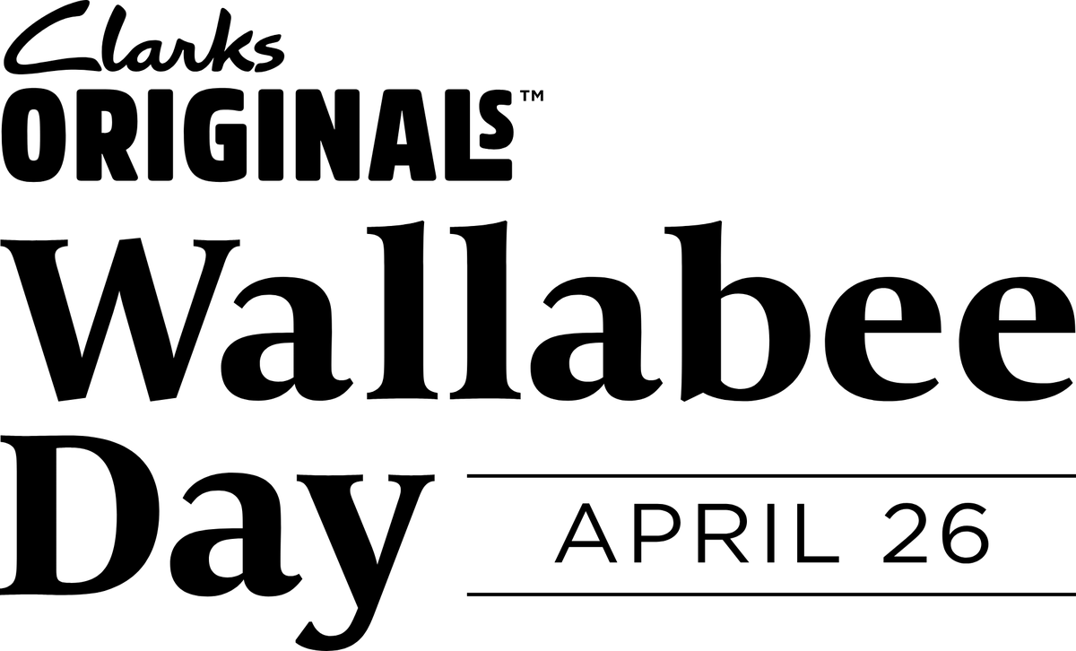 Clarks Wallabee Day logo