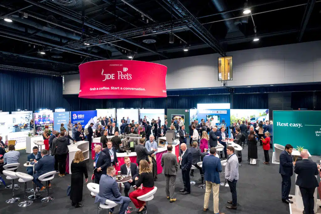 Delegates networking at the Annual Hospitality Conference