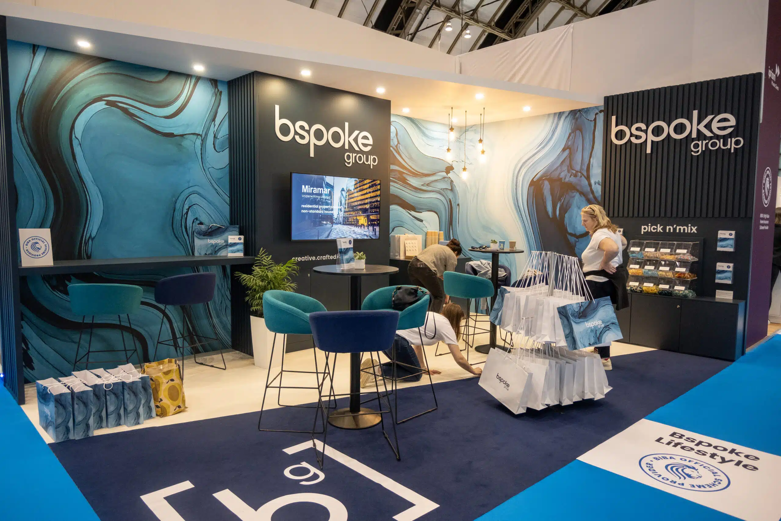 Bspoke Group exhibition stand at the BIBA conference