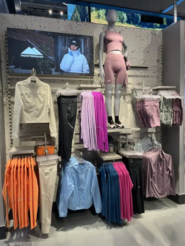 Footasylum Oxford Street flagship womenswear display