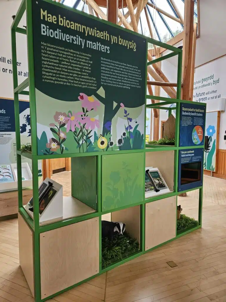 'Biodiversity matters' bilingual exhibition display