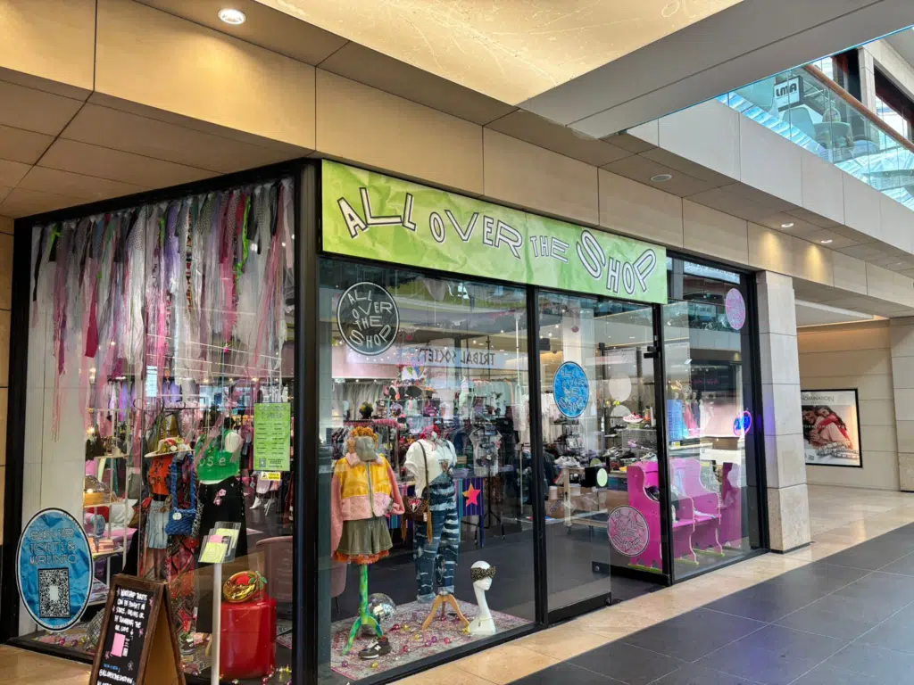 Retail unit window graphics at Metquarter Liverpool