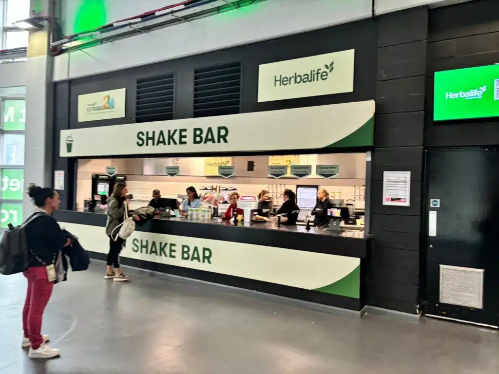 Herbalife Shake Bar branded counter