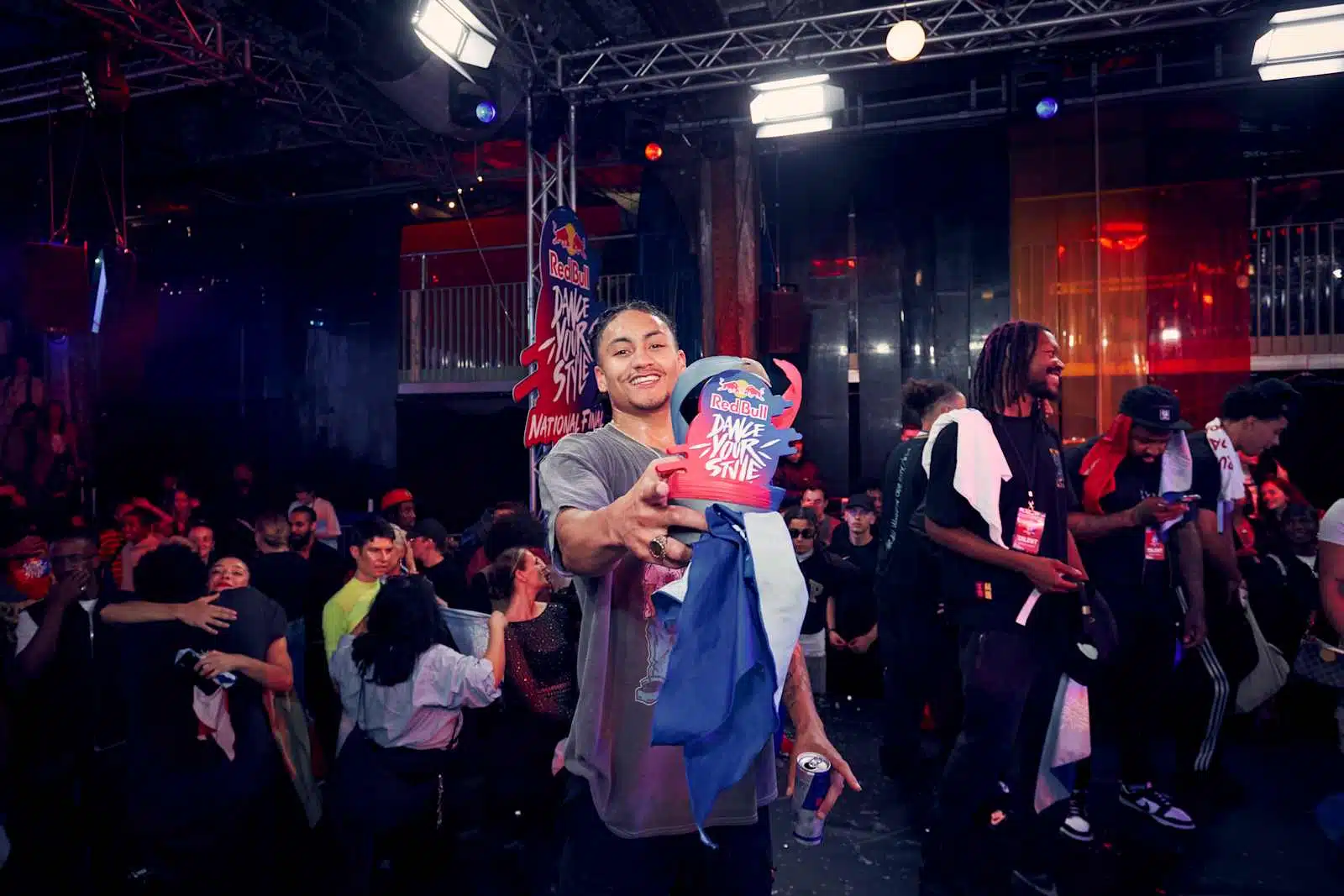 Dancer performing at Red Bull Dance Your Style in Manchester